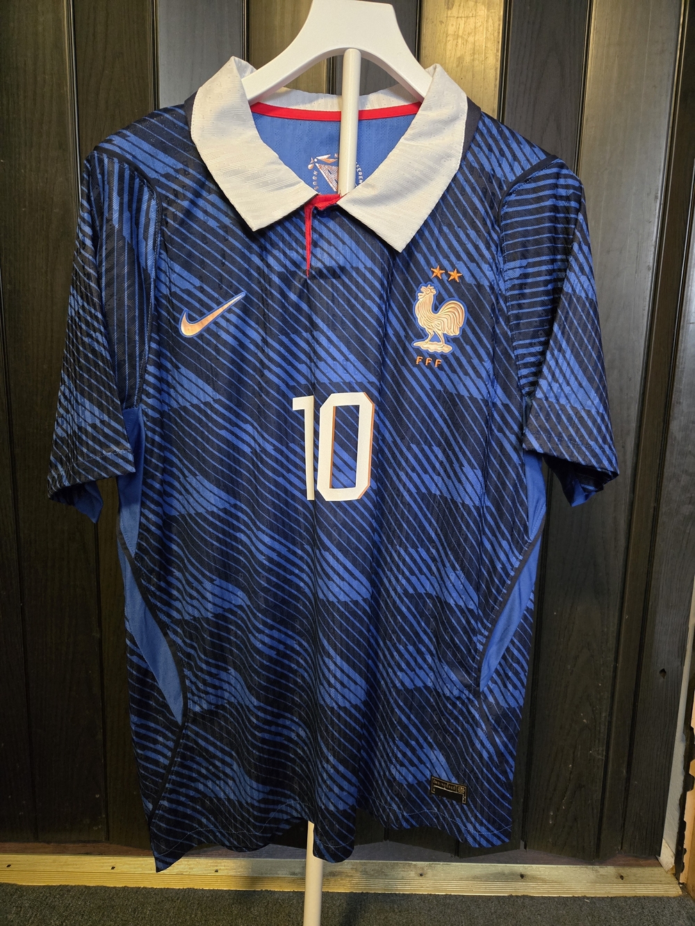 France Home Authentic Player  Soccer Jersey World Cup 2020 MBAPPE #10